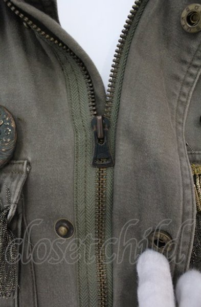 画像12: SHARE SPIRIT / カスタムコート 48（HOMME） カーキ O-25-05-31-057-SH-ou-YM-ZT-M125 (12)