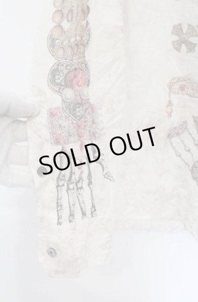 画像2: maxsix / ジュエリーナポレオンシャツ L アイボリー O-25-05-31-058-ma-sh-YM-OS (2)