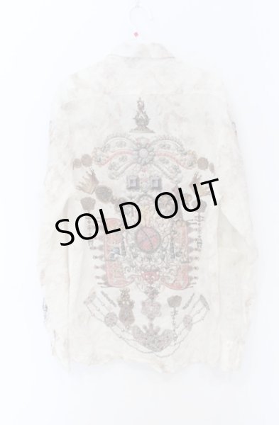 画像4: maxsix / ジュエリーナポレオンシャツ L アイボリー O-25-05-31-058-ma-sh-YM-OS (4)