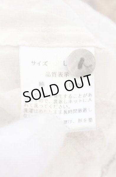 画像5: maxsix / ジュエリーナポレオンシャツ L アイボリー O-25-05-31-058-ma-sh-YM-OS (5)