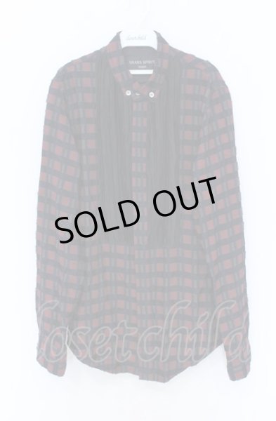 画像1: SHARE SPIRIT / タックチェックシャツ 46 レッド O-25-05-31-059-SH-sh-YM-ZT234 (1)