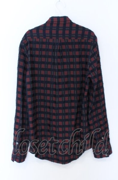 画像3: SHARE SPIRIT / タックチェックシャツ 46 レッド O-25-05-31-059-SH-sh-YM-ZT234 (3)