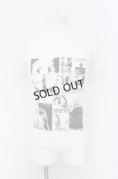 画像1: NIGHT KILLER INC / KISSING Tシャツ  ホワイト O-25-05-31-008-NI-ts-YM-OS