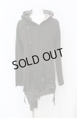 KMRii / Cotton Gauze Riders Hoodie パーカー 2 ブラック（ユーズド） O-25-05-31-060-KM-to-YM-OS