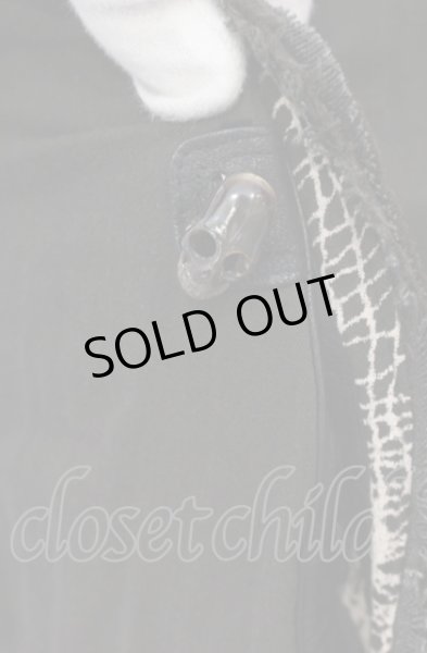 画像3: KMRii / Cotton Gauze Riders Hoodie パーカー 2 ブラック（ユーズド） O-25-05-31-060-KM-to-YM-OS (3)