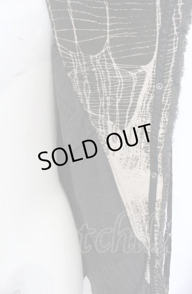 画像8: KMRii / Cotton Gauze Riders Hoodie パーカー 2 ブラック（ユーズド） O-25-05-31-060-KM-to-YM-OS (8)