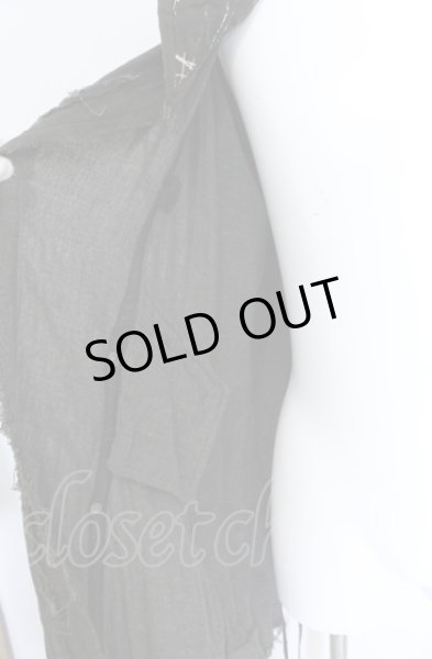 画像9: KMRii / Cotton Gauze Riders Hoodie パーカー 2 ブラック（ユーズド） O-25-05-31-060-KM-to-YM-OS (9)