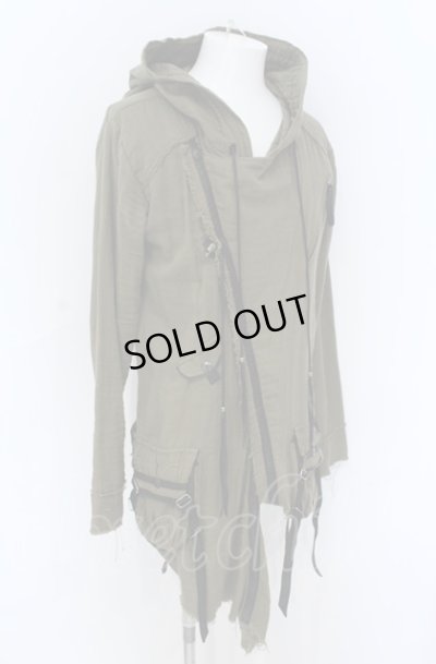 画像2: KMRii / Cotton Gauze Riders Hoodie パーカー 2 カーキ O-25-05-31-061-KM-to-YM-OS
