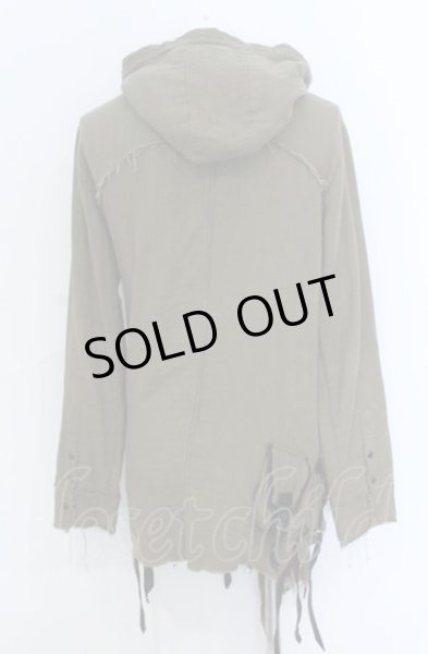 画像5: KMRii / Cotton Gauze Riders Hoodie パーカー 2 カーキ O-25-05-31-061-KM-to-YM-OS (5)