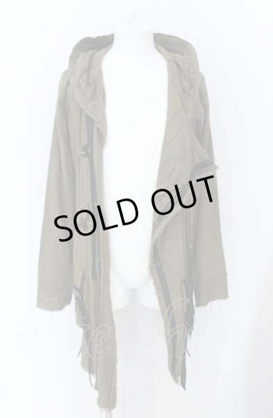 画像7: KMRii / Cotton Gauze Riders Hoodie パーカー 2 カーキ O-25-05-31-061-KM-to-YM-OS (7)