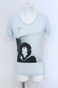 NIGHT KILLER INC / TENSHI NO UTA KIYOHARU Tシャツ S サックス O-25-05-31-009-NI-ts-YM-ZT334