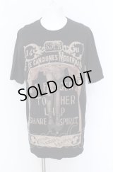 SHARE SPIRIT / レッグ BIG Tシャツ 36 ブラック O-25-05-31-067-SH-ts-YM-OS