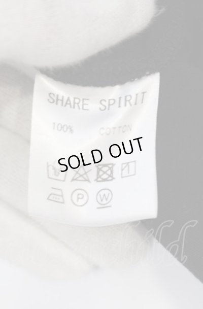 画像3: SHARE SPIRIT / レッグ BIG Tシャツ 36 ブラック O-25-05-31-067-SH-ts-YM-OS