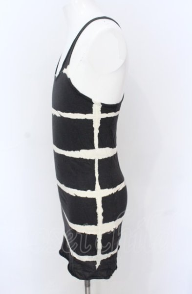 画像2: IFSIXWASNINE / TANK　タンクトップ 0（レディース） ダークグレーｘアイボリー O-25-05-31-071-IF-to-YM-ZT381 (2)