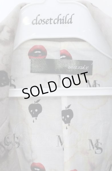 画像2: maxsix / アイコン総柄コットンテーラードジャケット M グレー O-25-05-31-076-ma-ja-YM-ZT339 (2)