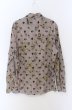 画像2: maxsix / アイコン総柄シャツ M ピンクグレー O-25-05-31-077-ma-sh-YM-ZT339 (2)