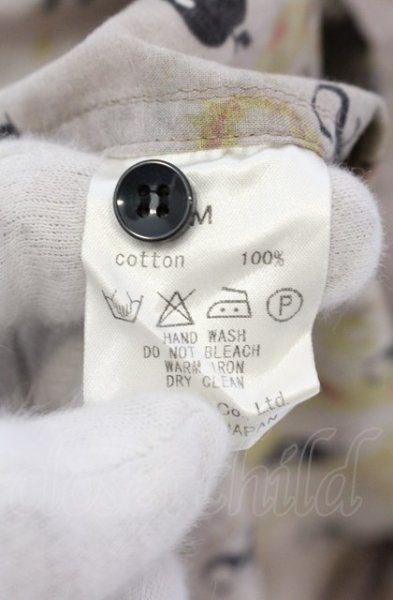 画像3: maxsix / アイコン総柄シャツ M ピンクグレー O-25-05-31-077-ma-sh-YM-ZT339 (3)