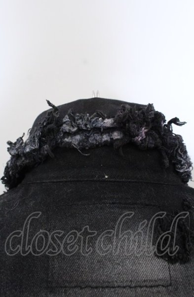 画像5: LGB / G-5　BURN&ASH デニムジャケット【メンズ2】 2 ブラックｘホワイト O-25-05-31-079-LG-ja-YM-ZT-M007 (5)