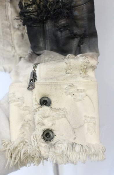 画像8: LGB / G-5　BURN&ASH デニムジャケット【メンズ2】 2 ブラックｘホワイト O-25-05-31-079-LG-ja-YM-ZT-M007 (8)