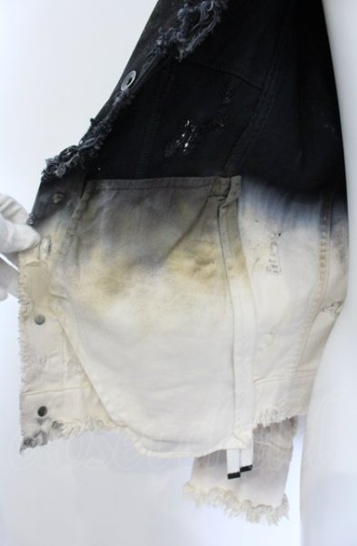 画像13: LGB / G-5　BURN&ASH デニムジャケット【メンズ2】 2 ブラックｘホワイト O-25-05-31-079-LG-ja-YM-ZT-M007 (13)