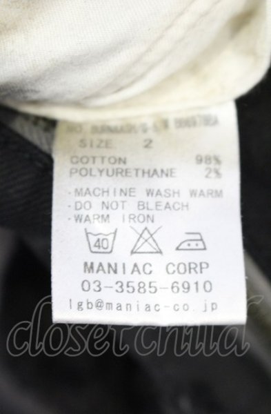 画像15: LGB / G-5　BURN&ASH デニムジャケット【メンズ2】 2 ブラックｘホワイト O-25-05-31-079-LG-ja-YM-ZT-M007 (15)