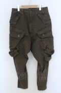 JULIUS / 10.5oz ストレッチガスマスクカーゴパンツ 1 カーキ O-25-05-31-081-JU-pa-YM-ZT340