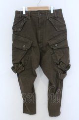 JULIUS / 10.5oz ストレッチガスマスクカーゴパンツ 1 カーキ O-25-05-31-081-JU-pa-YM-ZT340