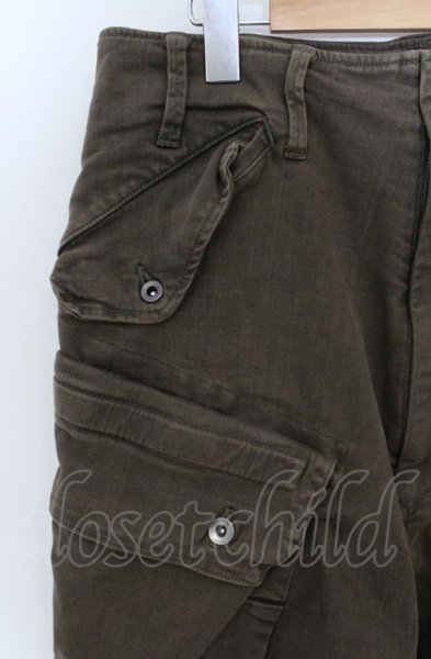 画像2: JULIUS / 10.5oz ストレッチガスマスクカーゴパンツ 1 カーキ O-25-05-31-081-JU-pa-YM-ZT340 (2)