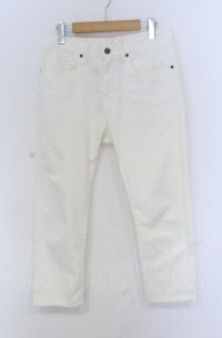Zero by TORNADO MART / クーリッシュハイパーデニムクロップドパンツ M ホワイト O-25-05-31-082-Ze-pa-YM-OS