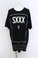 SADS / SXXX スーパーBIG Tシャツ L ブラック O-25-05-31-015-SA-ts-YM-ZT0603A