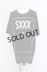 SADS / SXXX スーパーBIG Tシャツ L ブラック O-25-05-31-015-SA-ts-YM-ZT0603A
