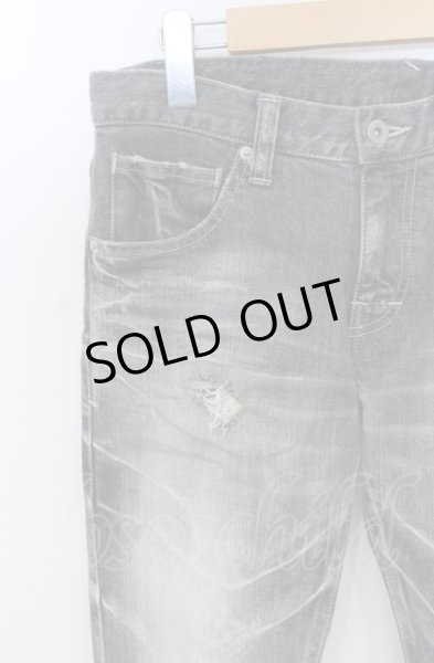 画像2: TORNADO MART / ヴィンテージダメージデニムパンツ S グレー O-25-05-31-086-TO-pa-YM-OS (2)