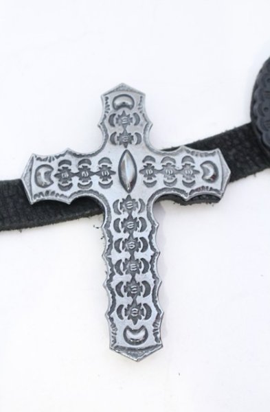 画像3: LGB / クロスコンチョベルト  ブラック O-25-05-31-088-LG-0-YM-OS (3)