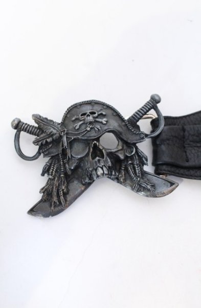 画像2: Ugo Cacciatori / パイレーツカマーベルト  ブラック O-25-05-31-089-UG-0-YM-OS (2)