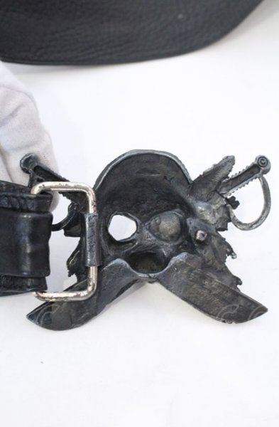 画像6: Ugo Cacciatori / パイレーツカマーベルト  ブラック O-25-05-31-089-UG-0-YM-OS (6)