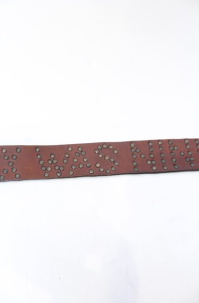 画像5: IFSIXWASNINE / スタッズベルト  アンティークゴールドｘブラウン O-25-05-31-090-IF-0-YM-ZT344 (5)