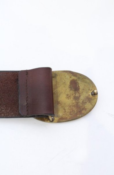 画像8: IFSIXWASNINE / スタッズベルト  アンティークゴールドｘブラウン O-25-05-31-090-IF-0-YM-ZT344 (8)