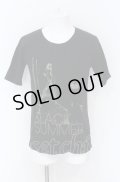 CHARM CULT / BLACK SUMMER テレコ Tシャツ 0 ブラック O-25-05-31-017-CH-ts-YM-OS