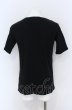 画像2: CHARM CULT / BLACK SUMMER テレコ Tシャツ 0 ブラック O-25-05-31-017-CH-ts-YM-OS (2)