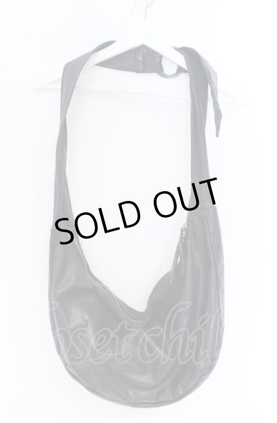 画像2: TORNADO MART / ホースハイドショルダーバッグ  ブラック O-25-05-31-094-TO-ba-YM-OS (2)