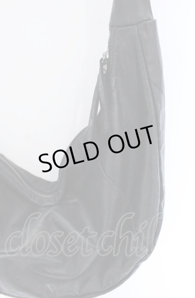 画像3: TORNADO MART / ホースハイドショルダーバッグ  ブラック O-25-05-31-094-TO-ba-YM-OS (3)