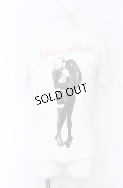 画像1: CHARM CULT / GLAM ADDICTION　TWINS Tシャツ 1 ホワイト O-25-05-31-018-CH-ts-YM-ZT334
