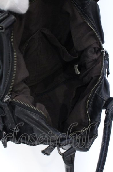 画像4: TORNADO MART / ホースハイドトートバッグ  ネイビー O-25-05-31-095-TO-ba-YM-ZT-MK001 (4)