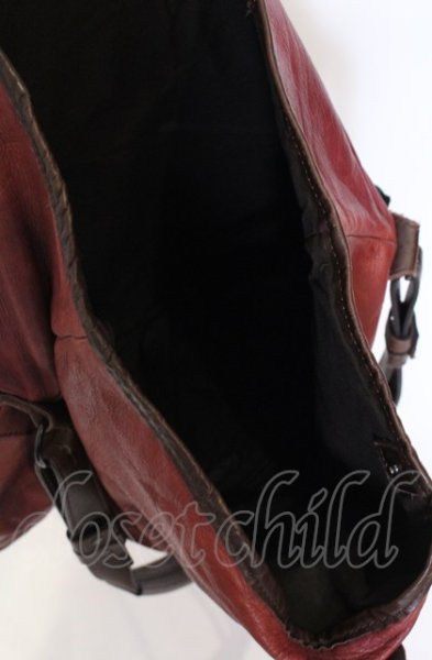 画像5: TORNADO MART / カウハイドトグルショルダーバッグ  ボルドー O-25-05-31-096-TO-ba-YM-ZT-MK001 (5)