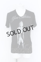 CHARM CULT / GLAM ADDICTION　NUDE Tシャツ 1 ブラック O-25-05-31-019-CH-ts-YM-OS