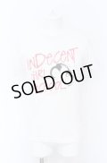 NIGHT KILLER INC / INDECENT GIRL SCHOOL Tシャツ S ホワイト O-25-05-31-020-NI-ts-YM-ZT333