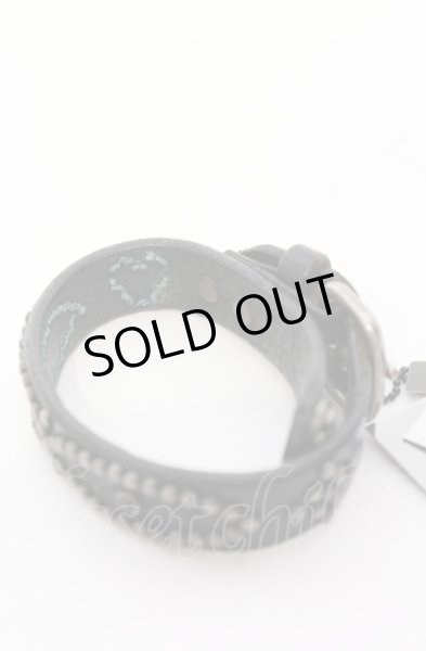 画像3: Roen / スタッズレザーブレスレット F ブラック O-25-05-31-107-Ro-ac-YM-OS (3)