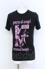NIGHT KILLER INC / poem of angel Tシャツ M ブラック O-25-05-31-021-NI-ts-YM-OS