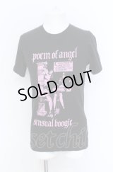 NIGHT KILLER INC / poem of angel Tシャツ M ブラック O-25-05-31-021-NI-ts-YM-ZT334