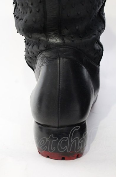 画像7: Hiromu Takahara / ミックスアニマルロングブーツ 41（約27.5） ブラック O-25-05-31-110-Hi-sho-YM-ZT-S003 (7)